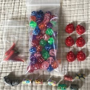 Lot of assorted beads, jewelry making, crafting